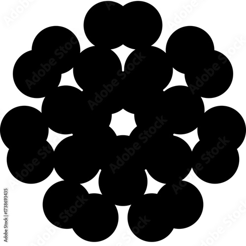 Modern geometric design with abstract shapes and vibrant colors / Diseño geométrico moderno con formas abstractas y colores vibrantes / Modernes geometrisches Design mit abstrakten Formen und lebendig