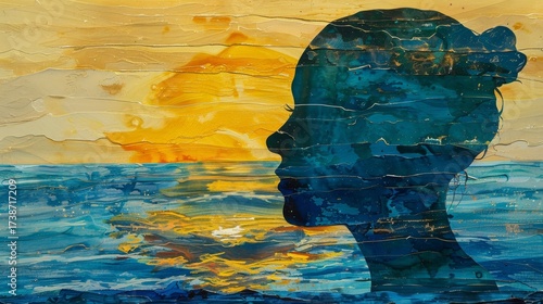 Exploring the inner world  a collage of female psyche and emotional healing through therapy and art