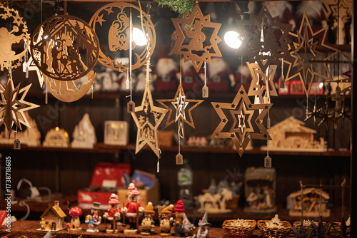 Wooden Christmas Market Decorations
