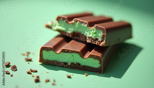 A close-up of Dubai chocolate