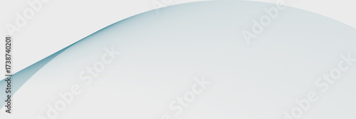 Smooth, flowing teal lines form an elegant abstract wave on a light background, conveying motion and modernity. Ideal for clean, professional designs.