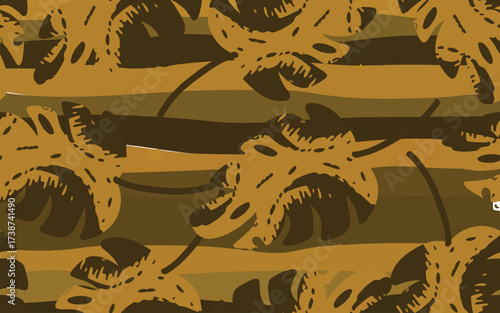 Seamless patterns, printed patterns on fabric. Illustration vector