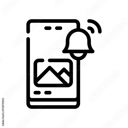 social vector line icon design for apps and websites