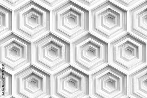 Abstract Geometric Hexagon Pattern Background