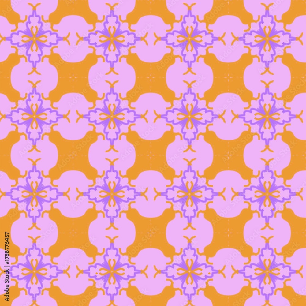 Fototapeta premium seamless pattern with flowers