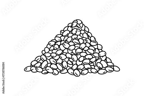 Pile of Coffee Beans