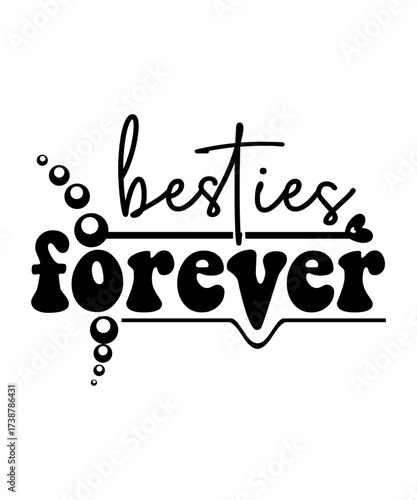 besties forever SVG