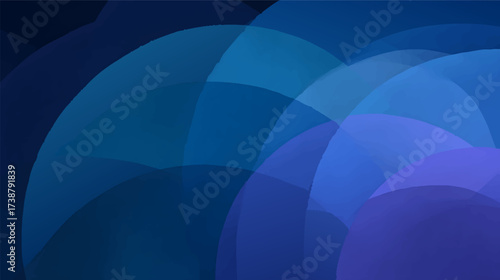 Abstract blue wave pattern with smooth gradients