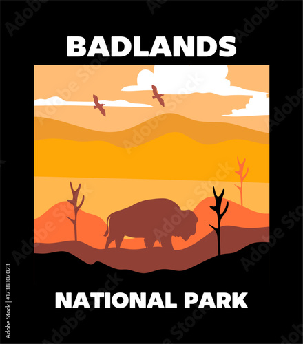 beautiful views in Badlands National Park