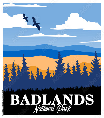beautiful views in Badlands National Park