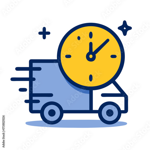 Express Logistic Delivery Clockwork Efficiency in Transportation
