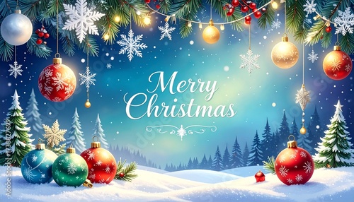 Merry Christmas background image