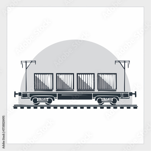 Recycle and Reuse An Illustrated Icon Featuring a Box Surrounded by Circular Arrows Promoting Sustainability