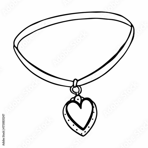 heart shaped pendant