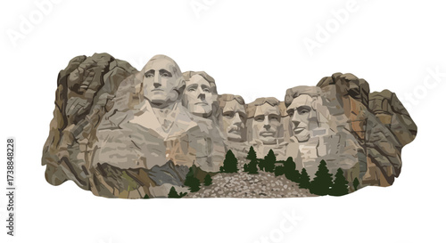 Mount Rushmore's Majestic Faces A Stone-Carved Tribute to American Presidents
