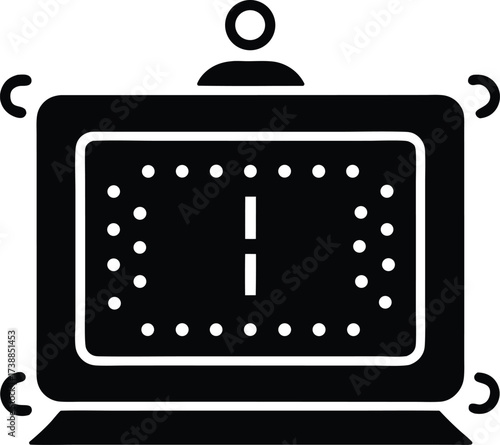 Countdown clock vector icon.