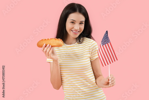 Young happy woman with tast...