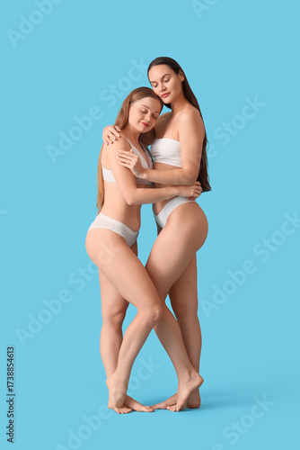 Beautiful happy young women...