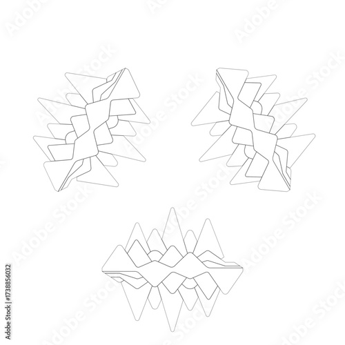 Formas vectoriales abstractas / Abstract Vector Shapes / Abstrakte Vektorformen (PNG, SVG, JPG)