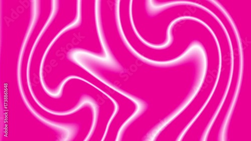 Animation pink background with white swirling lines pattern creates a mesmerizing fluid motion graphic.