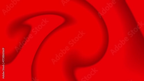 Animation abstract red waves flow smoothly across this dynamic shadowed animated background.