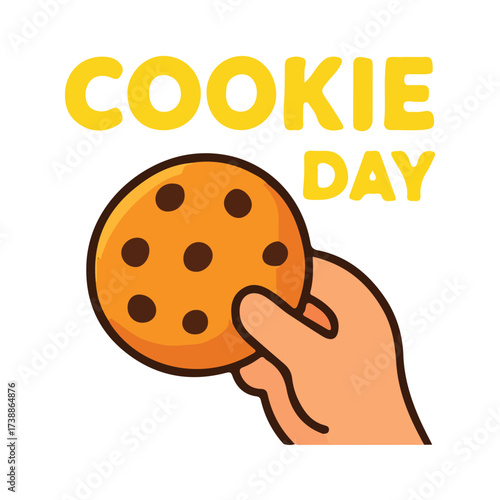 Cookies With Chocolate Chips Clip Art