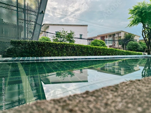 swimming pool in hotel