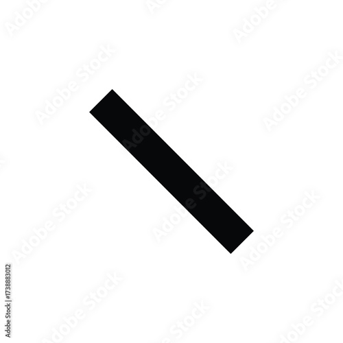 Backslash vector icon stripe diagonal line symbol template
