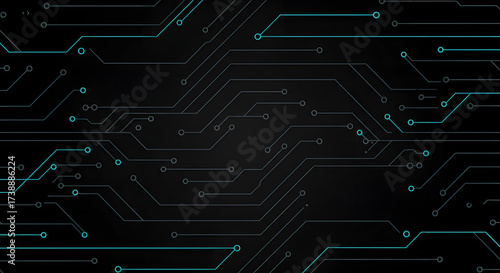 Dark background shows a blue circuit board