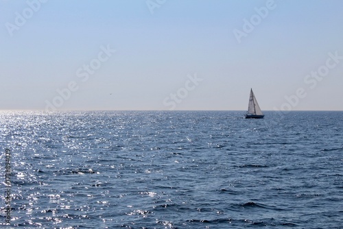 sailboat on the sea