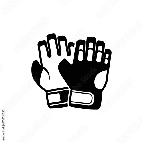 Protective Handwear Depicting Athletics Gear or Uniform Accessories for Player Equipment