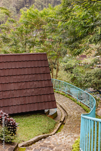 Small hut in the woods
