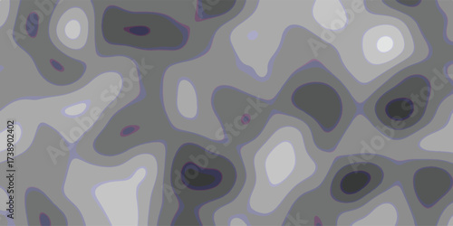 Abstract grey topographic map illustrating contours and elevation layers creating a modern textured design suitable for various applications