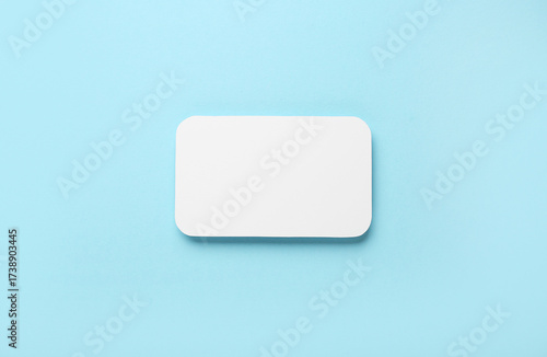 Blank invitation card on bl...
