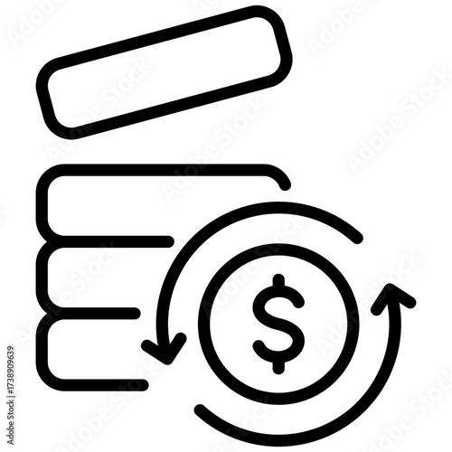 Income Flow  Icon