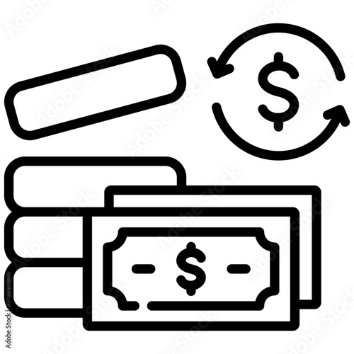 Cash Flow  Icon