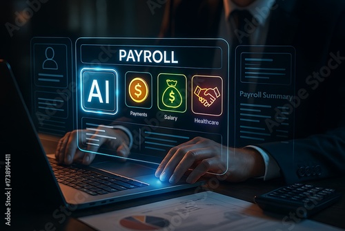 Streamline payroll with AI powered solutions for efficient payment, salary, and healthcare management, ensuring a smooth and automated process for your business