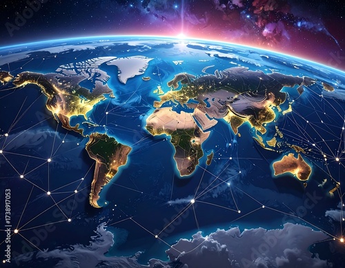 Global Network of Connections.