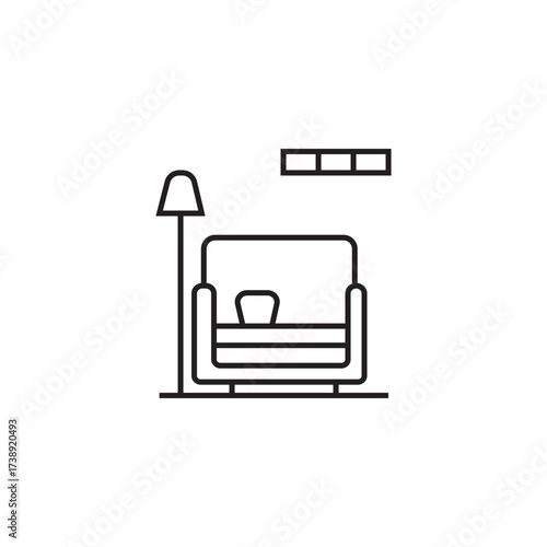 living room icon