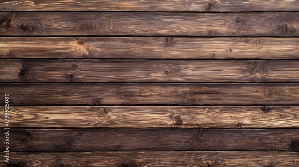 Obraz premium Dark brown rustic wood background texture old wooden planks surface material