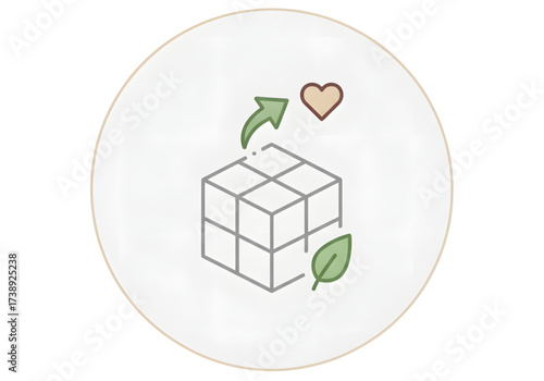Minimal icon of a minimal viable product icon — no background, no shadow PNG