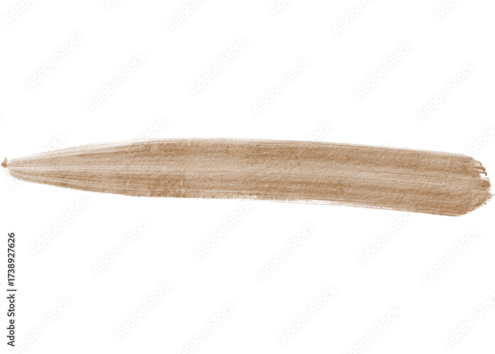 Obraz premium Beige Watercolor Brush Stroke Graphic PNG Paper Texture