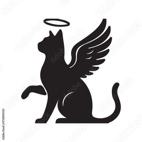 Pet Remembrance Angel Paw Icon