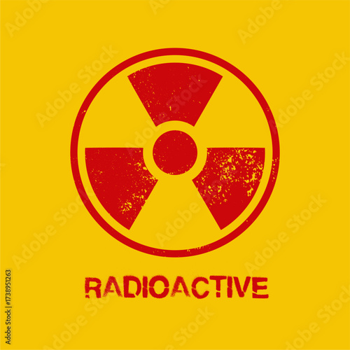 Radioactive Symbol The Illustration Pro Vector