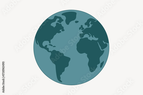 International Globe Graphic