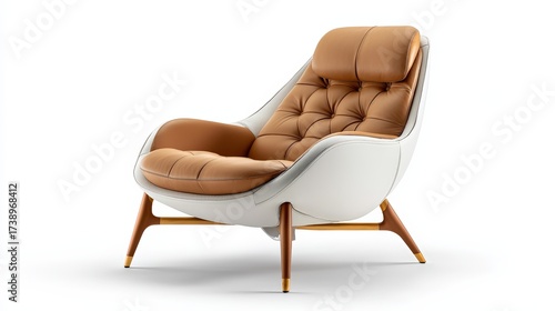 Modern Luxury Leather Lounge Chair Design
