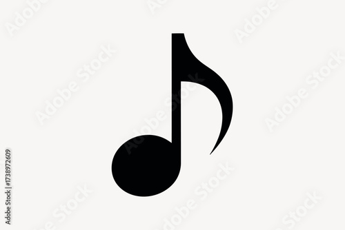 Elegant Music Note Illustration