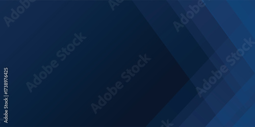 Abstract background gradient dark navy blue banner simple abstract
