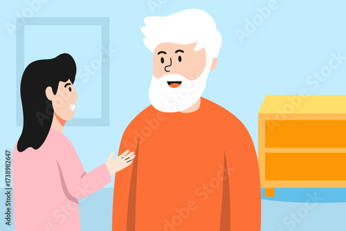 grandson and grandfather