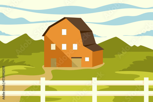 house in the mountains